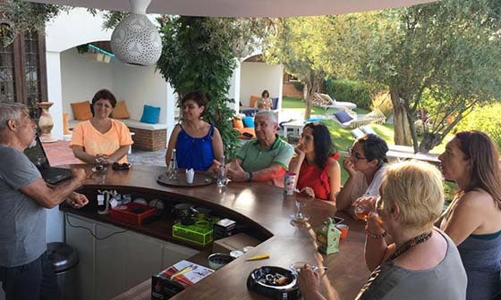 Grup yoga fotoğrafı